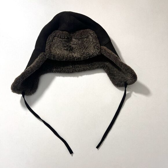 Ugg Aviator Hat Genuine Shearling Sheepskin  Chocolate Brown Size S/M - Picture 1 of 3